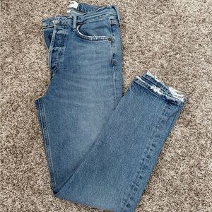 Agolde Straight Leg Blue Jeans